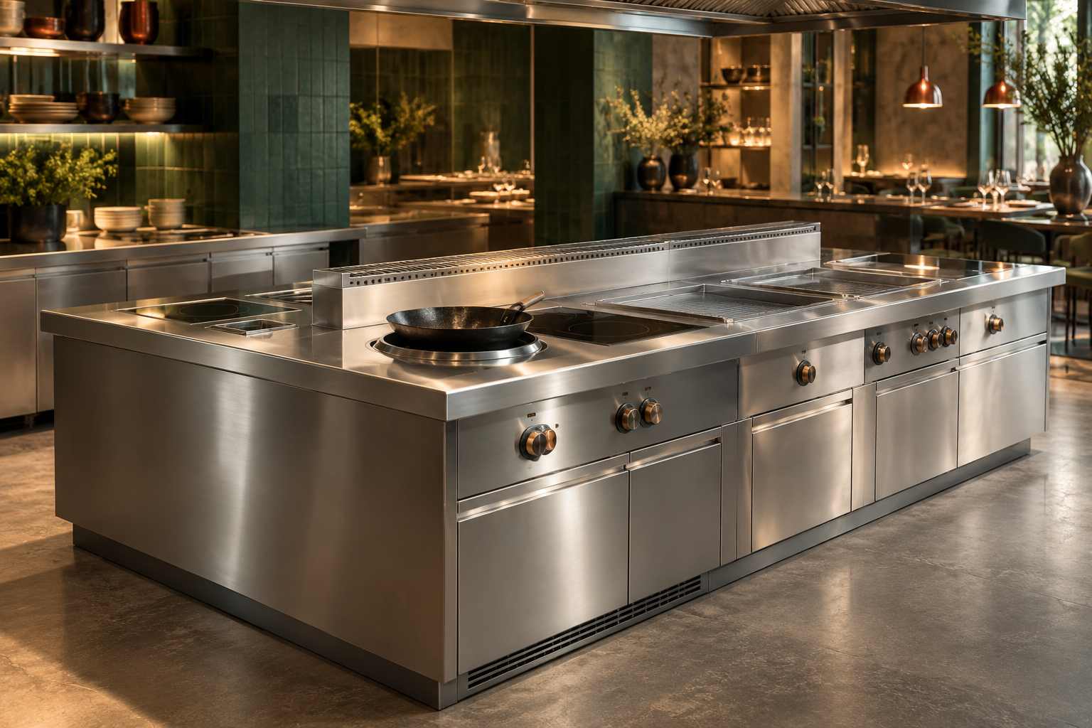 Custom commercial cooking suite concept